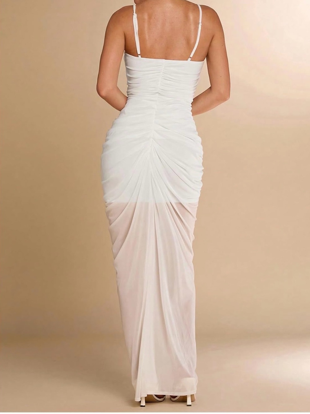 Ruffled Ruched Dress - Picture 2 of 10